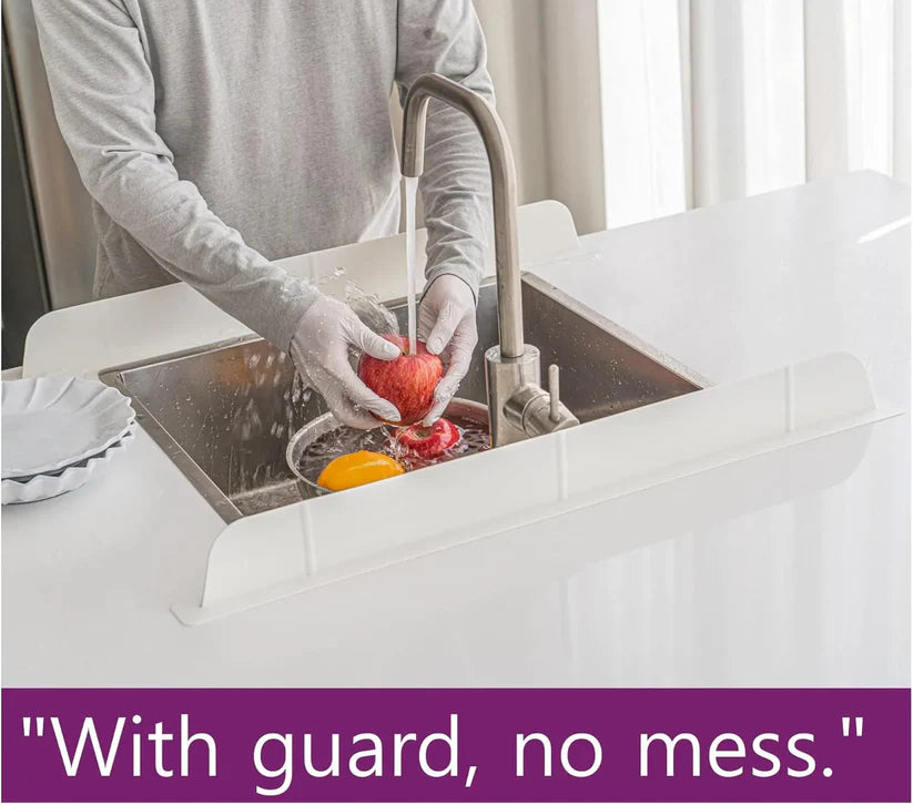 Silicone Sink Splash Guard with Suction Cup | Kitchen Counter Protector | NovaEx