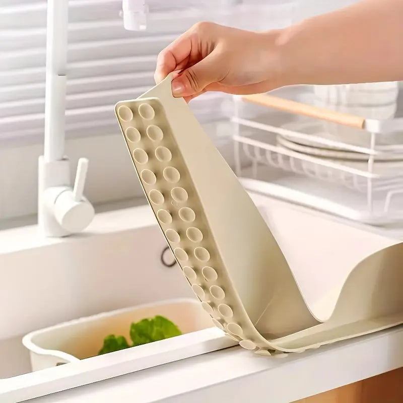 Silicone Sink Splash Guard with Suction Cup | Kitchen Counter Protector | NovaEx