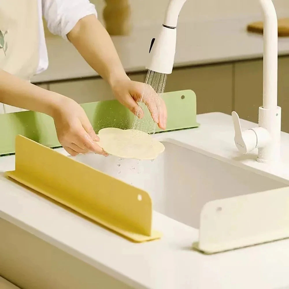 Silicone Sink Splash Guard with Suction Cup | Kitchen Counter Protector | NovaEx